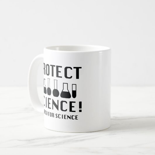 Mug Protéger la science (Devant gauche)