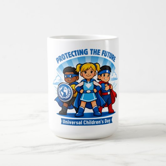 Mug Protéger l'avenir Journée universelle de l'enfance (Centre)