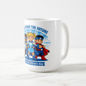 Mug Protéger l'avenir Journée universelle de l'enfance (Devant droit)