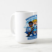 Mug Protéger l'avenir Journée universelle de l'enfance (Devant gauche)