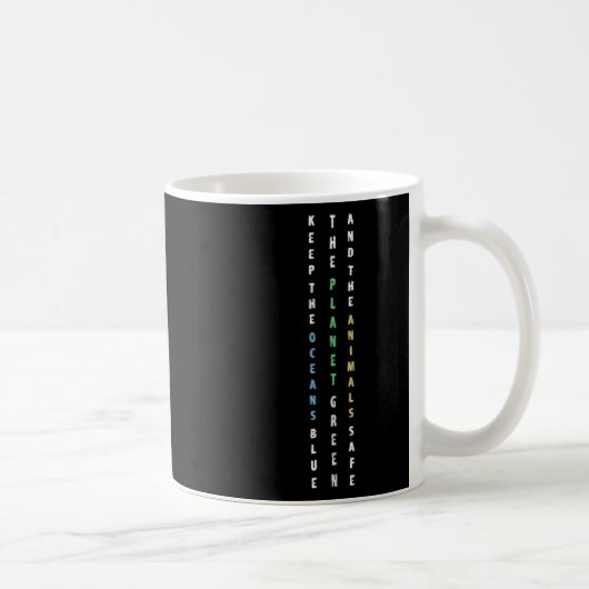 Mug Protéger Le Clim De Protection De l'environnement (Droite)