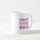 Mug Protéger les droits des femmes (Devant droit)
