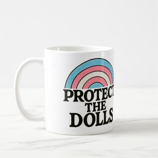 Mug Protéger l'illustration de l'indicateur Dolls Tran (Gauche)