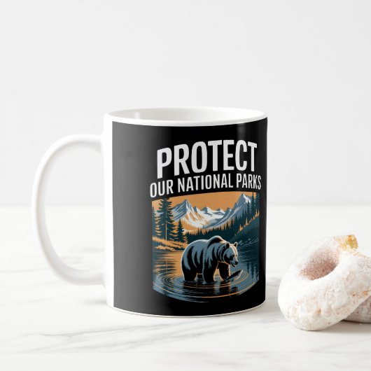 Mug Protéger nos parcs nationaux (Avec donut)