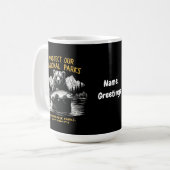 Mug Protéger Nos Parcs Nationaux Défendre Les Parcs Do (Devant gauche)