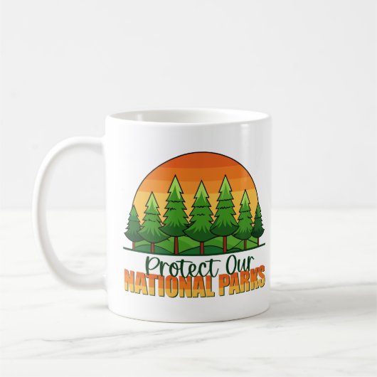 Mug Protéger nos parcs nationaux Soutien (Gauche)