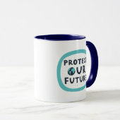 Mug Protéger notre avenir (Devant droit)