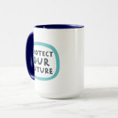 Mug Protéger notre avenir (Devant gauche)