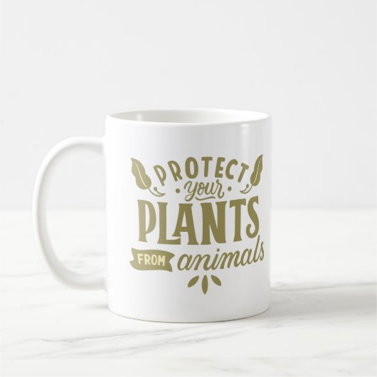 Mug protéger vos plantes des animaux (Gauche)