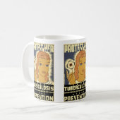 Mug Protégez-La De La Tuberculose (Devant gauche)