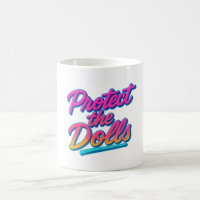 Protégez les poupées Neon Retro Art