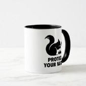 Mug Protégez vos noix ! (Devant droit)
