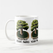 Mug Protégez vos parcs (Gauche)