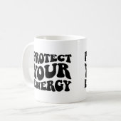 Mug Protégez votre bouchon d'énergie (Devant gauche)