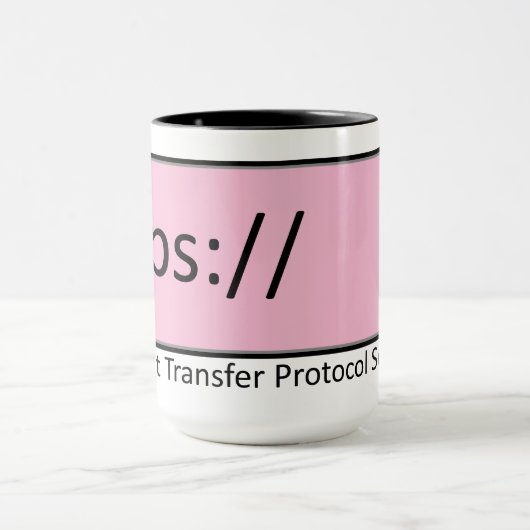 Mug protocole de transfert hypertexte sécurisé https (Centre)