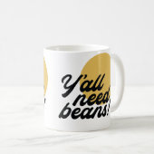 Mug Protocole d'interdiction de type rétro 'Y'all Need (Devant droit)
