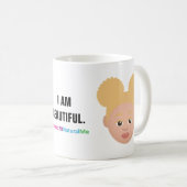 Mug #Proud2BNaturalMe Complexion "JE SUIS BEAU" (Devant droit)