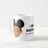 Mug #Proud2BNaturalMe Complexion "JE SUIS BEAU" (Devant gauche)
