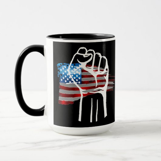 Mug PROUD AMERICAN - wht (Gauche)