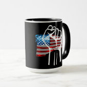 Mug PROUD AMERICAN - wht (Devant droit)