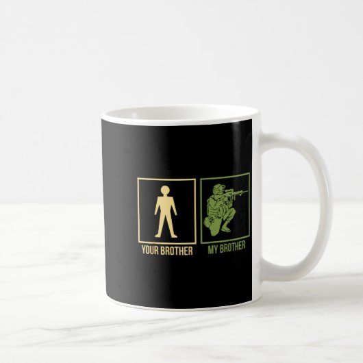 Mug Proud Army Brother I-navy Airforce Seal Ranger  (Droite)