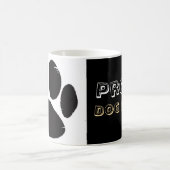 Mug Proud Dog Mom Paw Print Minimal Design (Centre)