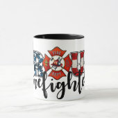 Mug Proud Fire Department – Patriotic Firefighter “PRO (Centre)