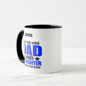 Mug Proud Firefighter Dad (Devant gauche)