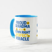 Mug Proud Grandma of a Down Right Perfect Miracle (Devant gauche)