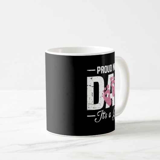 Mug Proud New Dad Daddy It's A To Be 1st Time Father (Devant droit)
