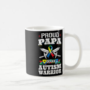 Mug Proud Papa D'Un Autisme Guerrier Sensibilisation R
