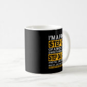 Mug Proud Step Dad Father Day Gift For Stepdad From St (Devant droit)