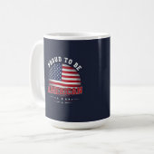 Mug Proud to be American (Devant gauche)
