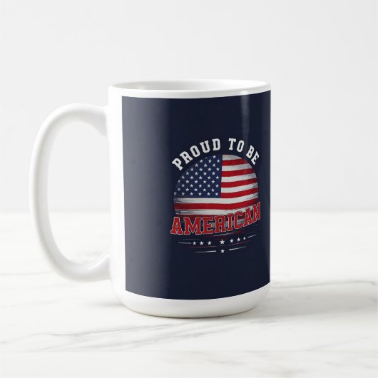 Mug Proud to be American (Gauche)