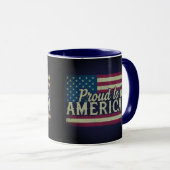Mug Proud to be American (Devant droit)