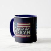 Mug Proud to be American (Devant gauche)