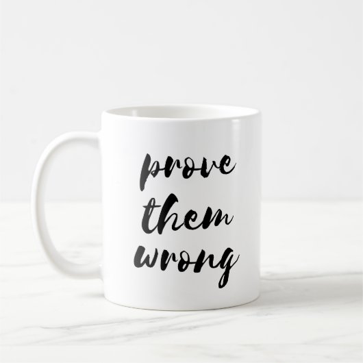 Mug Prouver qu'ils ont tort (Gauche)
