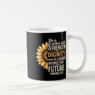Mug Proverbe 31_25 verset biblique chrétien Proverbe 3