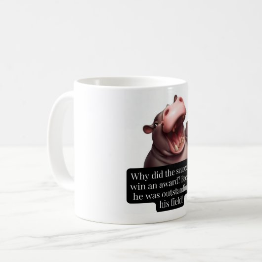 Mug proverbe drôle Hippo (Devant gauche)