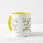 Mug Proverbes 1:7 KJV Bible Écriture à deux tons (Devant gauche)