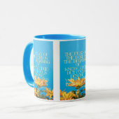Mug Proverbes 1:7 KJV Bible Écriture Pic Deux Tons (Devant gauche)