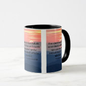 Mug Proverbes 24:16 KJV Bible Écriture Pic Deux Tons (Devant droit)