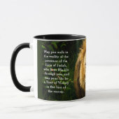 Mug Proverbes 28:1 Les justes sont Téméraires comme un (Gauche)