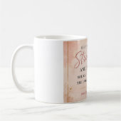 Mug Proverbes 31:25 Force & Dignité Chrétienne (Gauche)