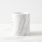 Mug Proverbes 31 Verset de la Bible Marbre Gris Blanc (Centre)