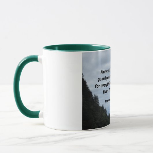 Mug Proverbes 4:23 Surtout, garde ton coeur (Gauche)