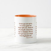 Mug Proverbes 4:25-27 KJV Bible Verse Deux Tons (Centre)