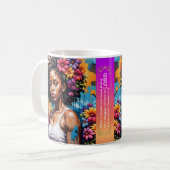 Mug Proverbes de la femme Abstraite de foi 31 30 (Devant gauche)