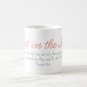 Mug Proverbes tendance 3:5-6 Versets de la Bible chrét (Centre)