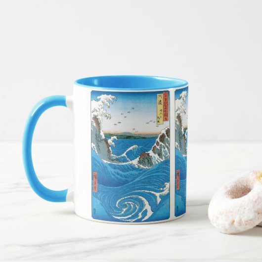 Mug Province d'Awa, Naruto Whirlpools par Ando Hiroshi (Avec donut)